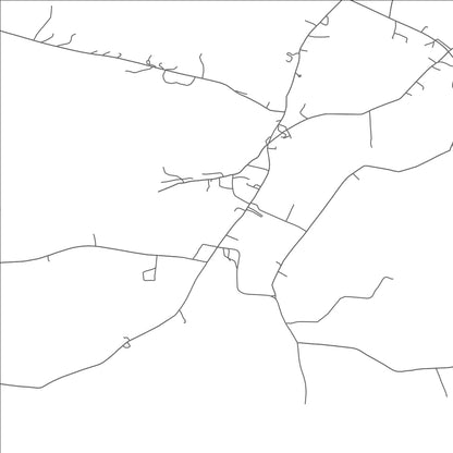 ROAD MAP OF MARKLEYSBURG, PENNSYLVANIA BY MAPBAKES