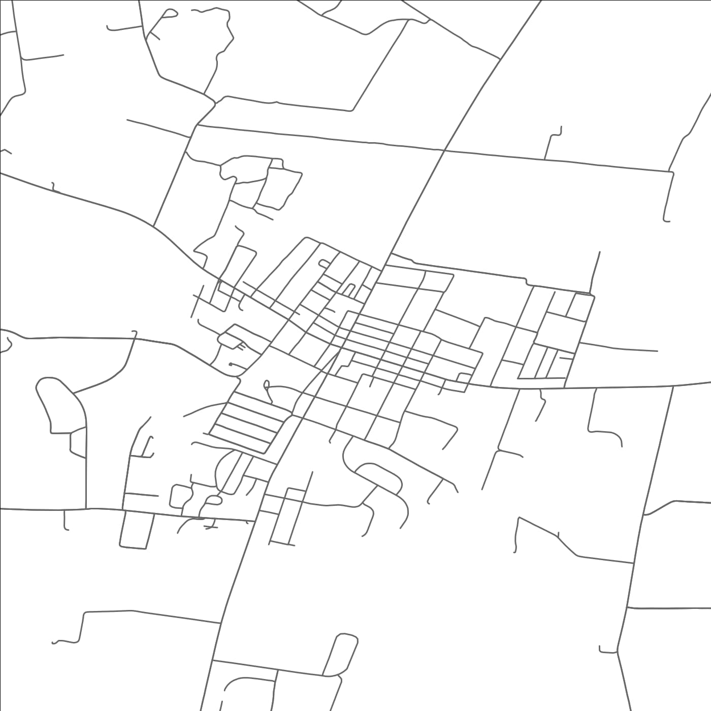 ROAD MAP OF MARTINSBURG, PENNSYLVANIA BY MAPBAKES