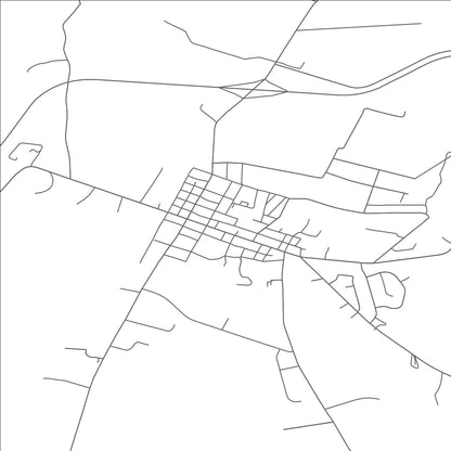 ROAD MAP OF MCCONNELLSBURG, PENNSYLVANIA BY MAPBAKES