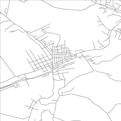 ROAD MAP OF MCDONALD, PENNSYLVANIA BY MAPBAKES