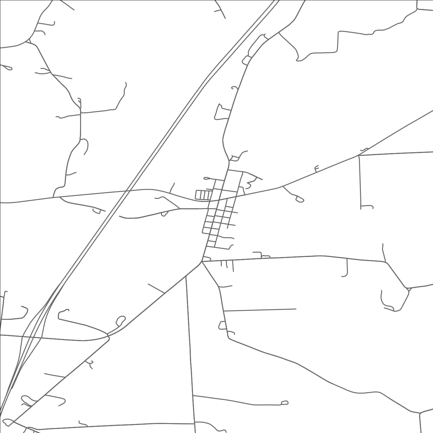 ROAD MAP OF MCEWENSVILLE, PENNSYLVANIA BY MAPBAKES