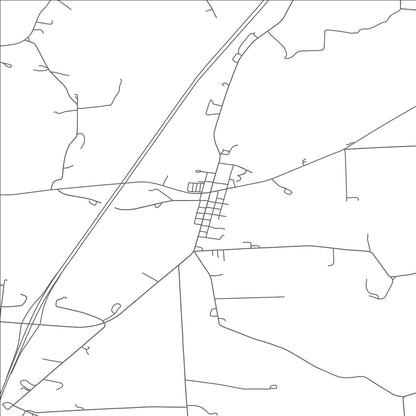 ROAD MAP OF MCEWENSVILLE, PENNSYLVANIA BY MAPBAKES