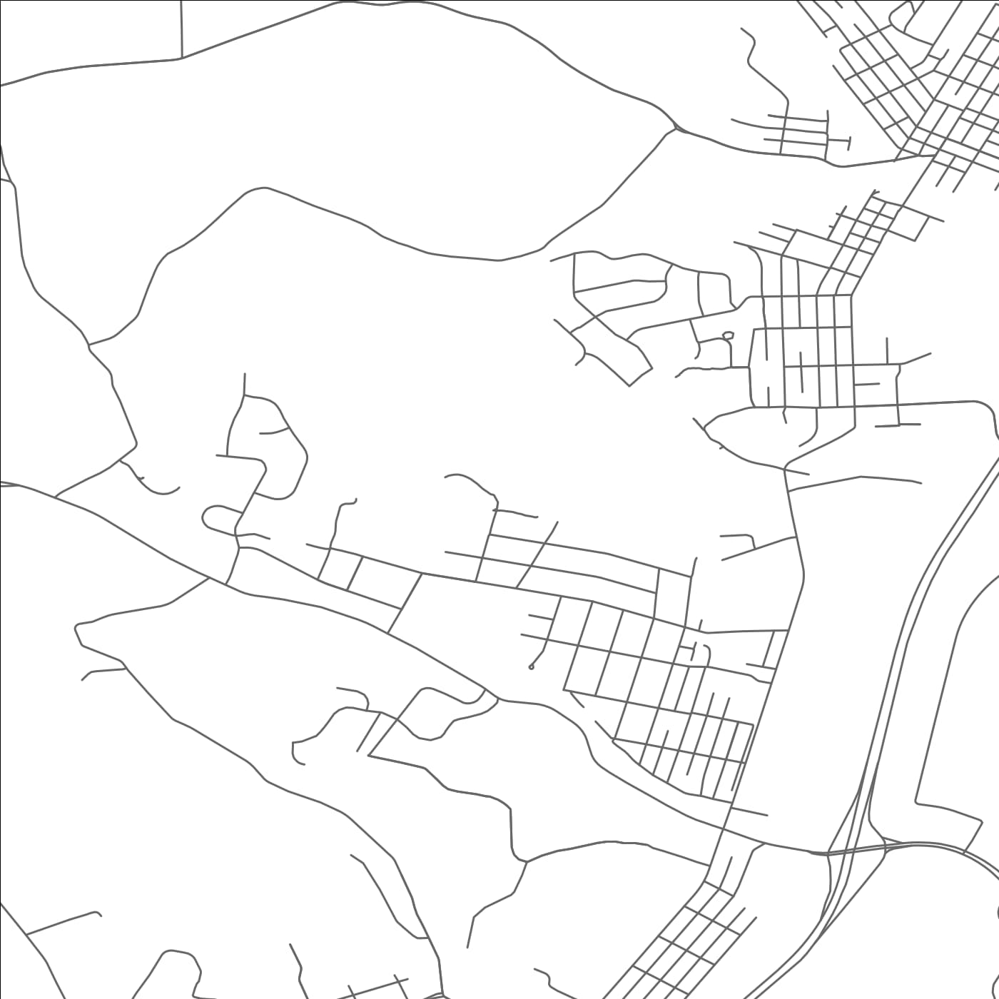 ROAD MAP OF MCGOVERN, PENNSYLVANIA BY MAPBAKES