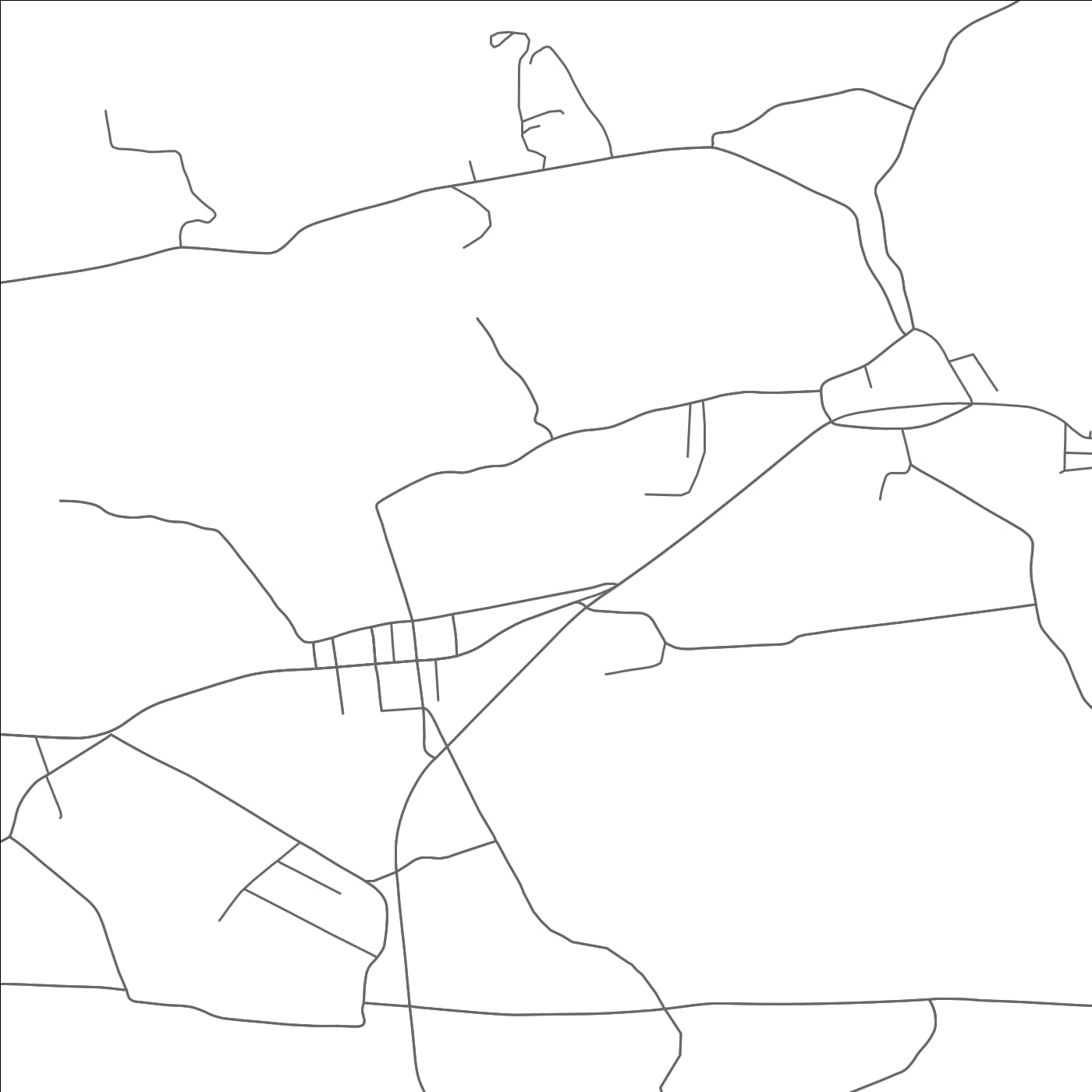 ROAD MAP OF MCKEANSBURG, PENNSYLVANIA BY MAPBAKES