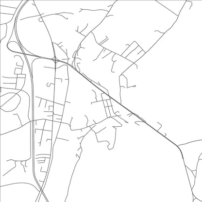 ROAD MAP OF MCKEE, PENNSYLVANIA BY MAPBAKES