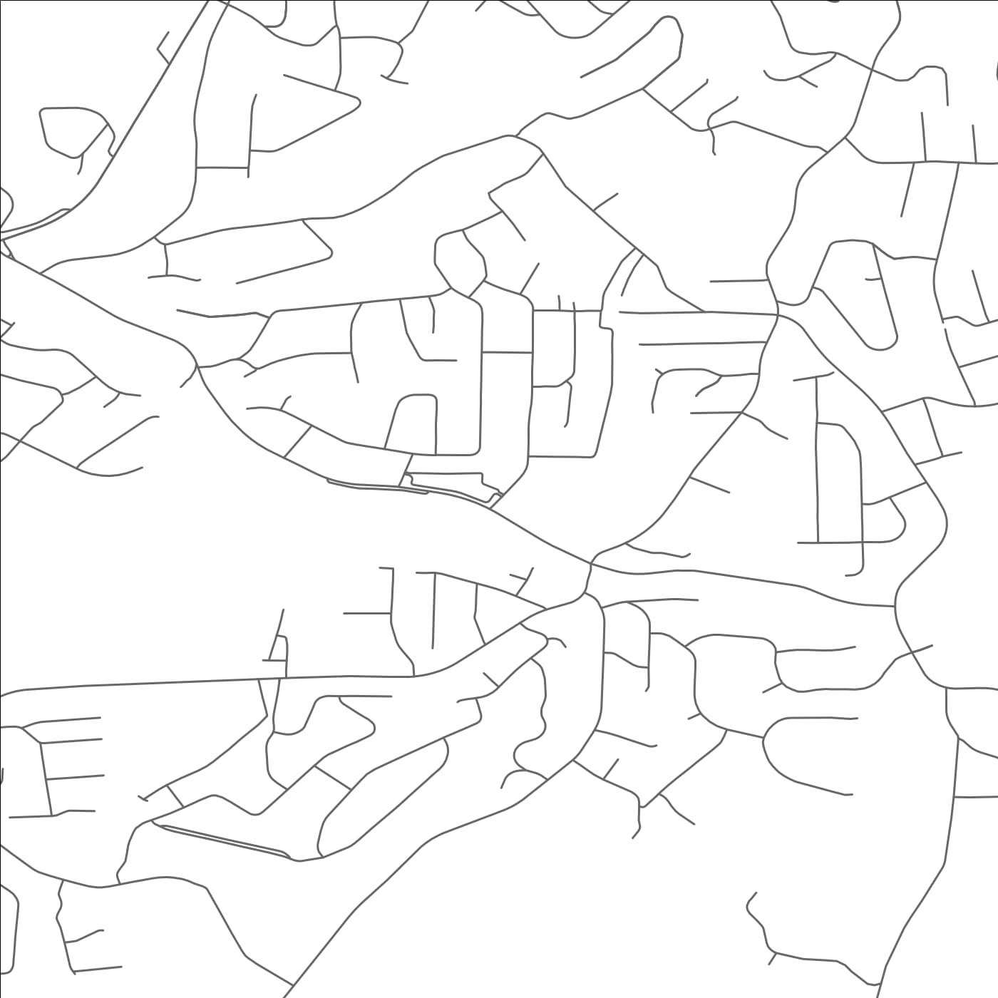 ROAD MAP OF MCMURRAY, PENNSYLVANIA BY MAPBAKES