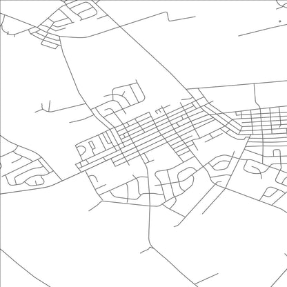 ROAD MAP OF MCSHERRYSTOWN, PENNSYLVANIA BY MAPBAKES