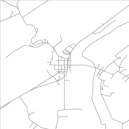 ROAD MAP OF MCVEYTOWN, PENNSYLVANIA BY MAPBAKES