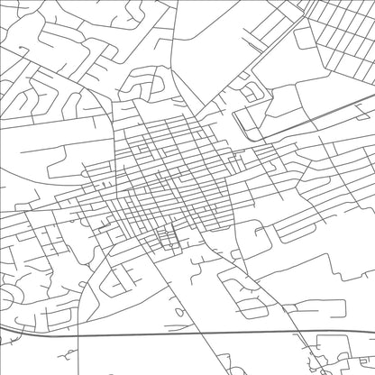 ROAD MAP OF MECHANICSBURG, PENNSYLVANIA BY MAPBAKES