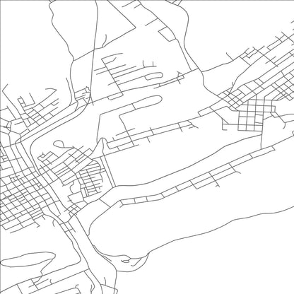 ROAD MAP OF MECHANICSVILLE, PENNSYLVANIA BY MAPBAKES