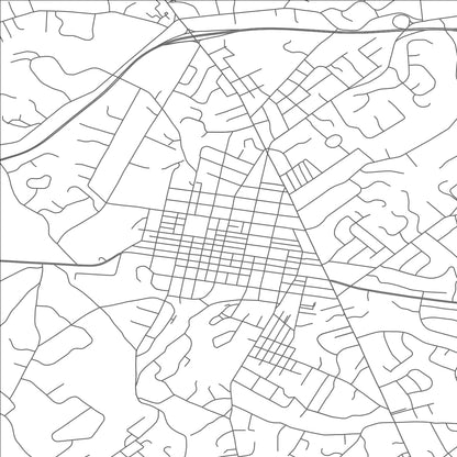 ROAD MAP OF MEDIA, PENNSYLVANIA BY MAPBAKES