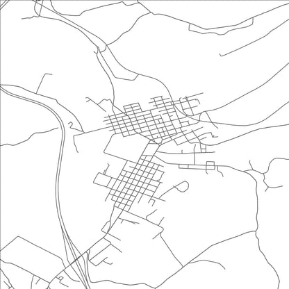 ROAD MAP OF MEYERSDALE, PENNSYLVANIA BY MAPBAKES