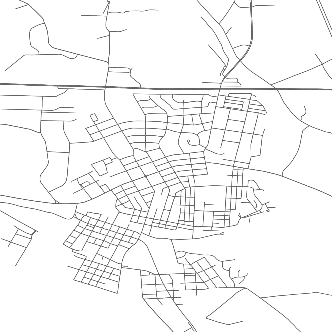 ROAD MAP OF MIDDLETOWN, PENNSYLVANIA BY MAPBAKES