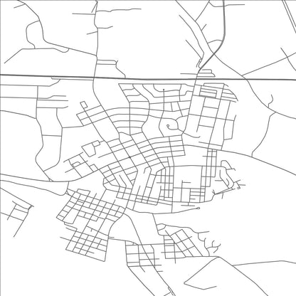 ROAD MAP OF MIDDLETOWN, PENNSYLVANIA BY MAPBAKES