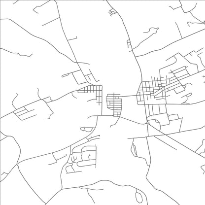 ROAD MAP OF MIFFLIN, PENNSYLVANIA BY MAPBAKES