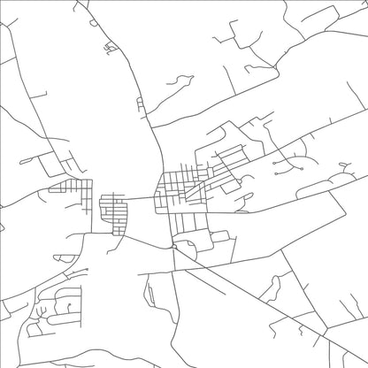 ROAD MAP OF MIFFLINTOWN, PENNSYLVANIA BY MAPBAKES