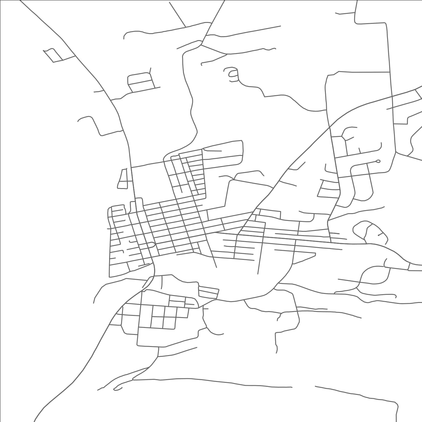 ROAD MAP OF MILLERSBURG, PENNSYLVANIA BY MAPBAKES