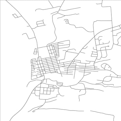 ROAD MAP OF MILLERSBURG, PENNSYLVANIA BY MAPBAKES