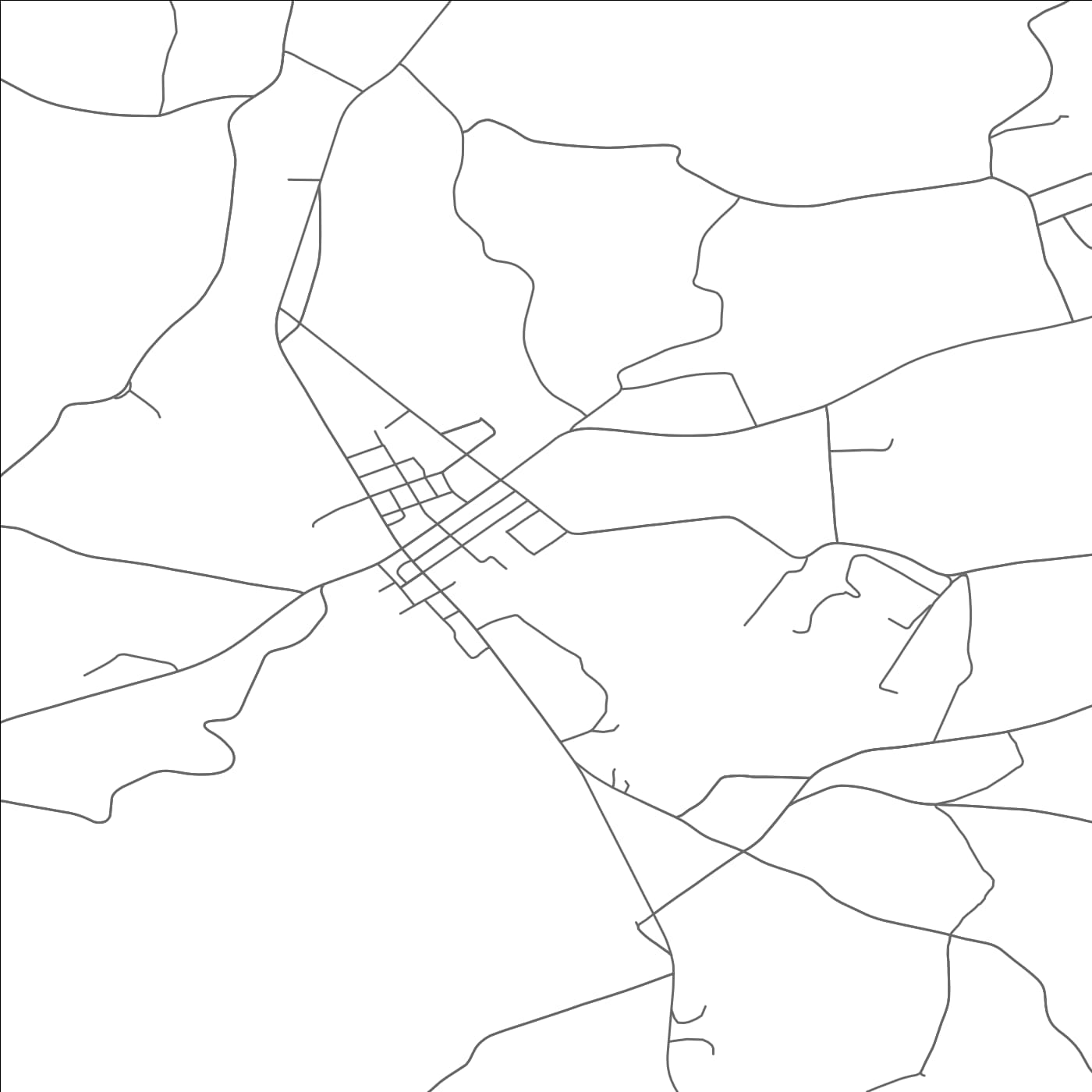 ROAD MAP OF MILLVILLE, PENNSYLVANIA BY MAPBAKES