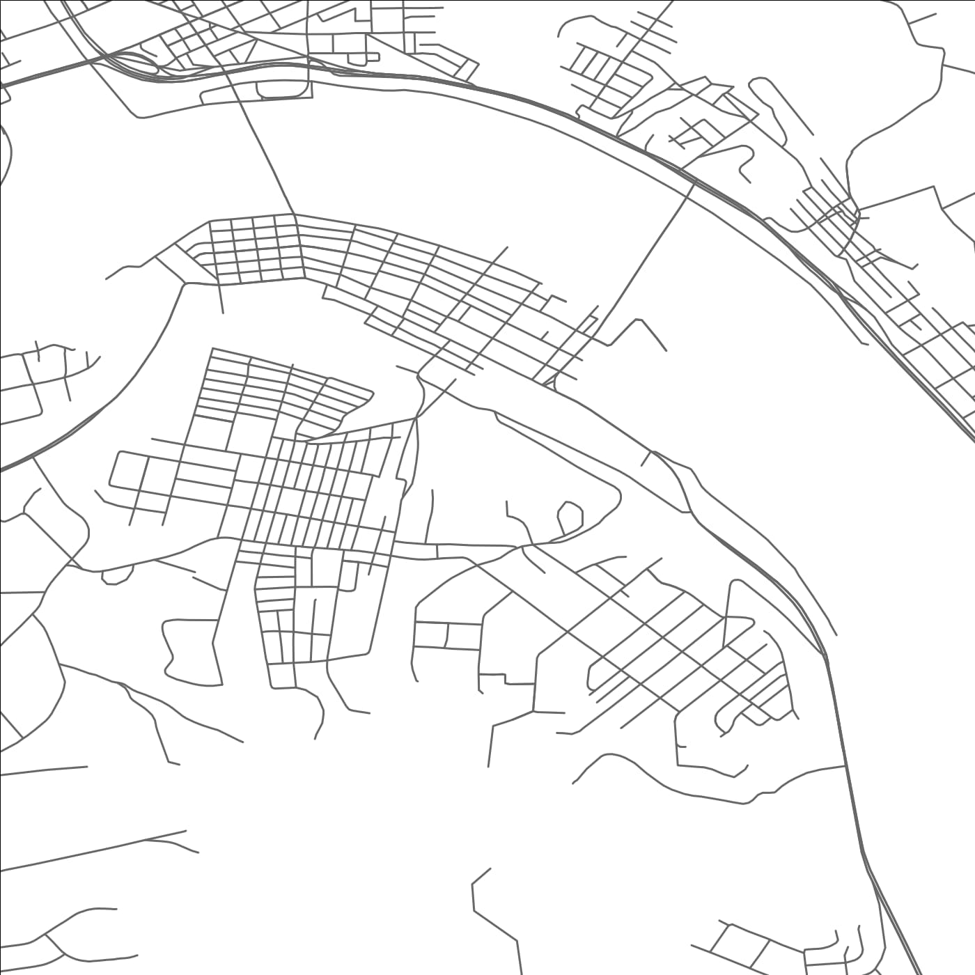 ROAD MAP OF MONACA, PENNSYLVANIA BY MAPBAKES