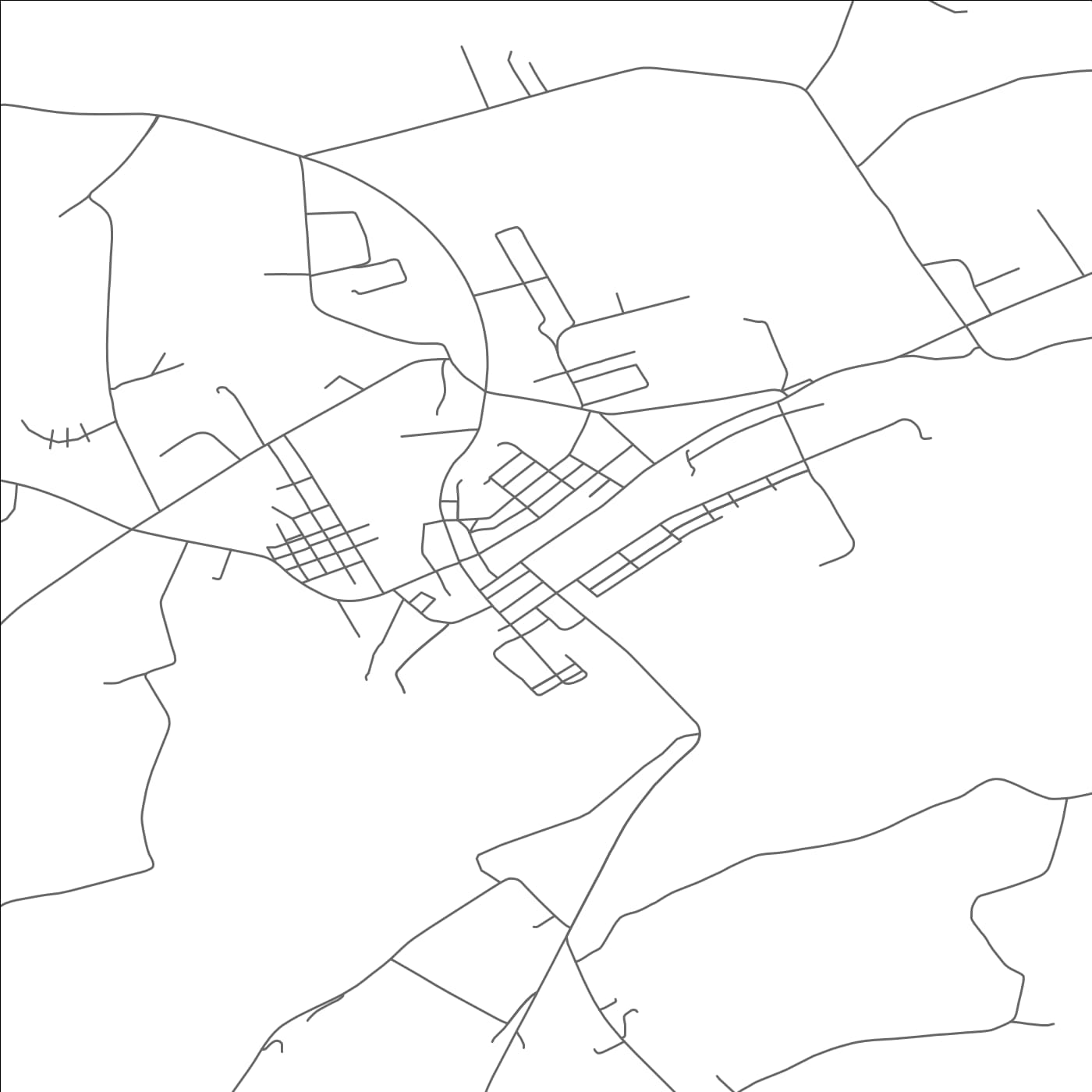 ROAD MAP OF MONTGOMERY, PENNSYLVANIA BY MAPBAKES