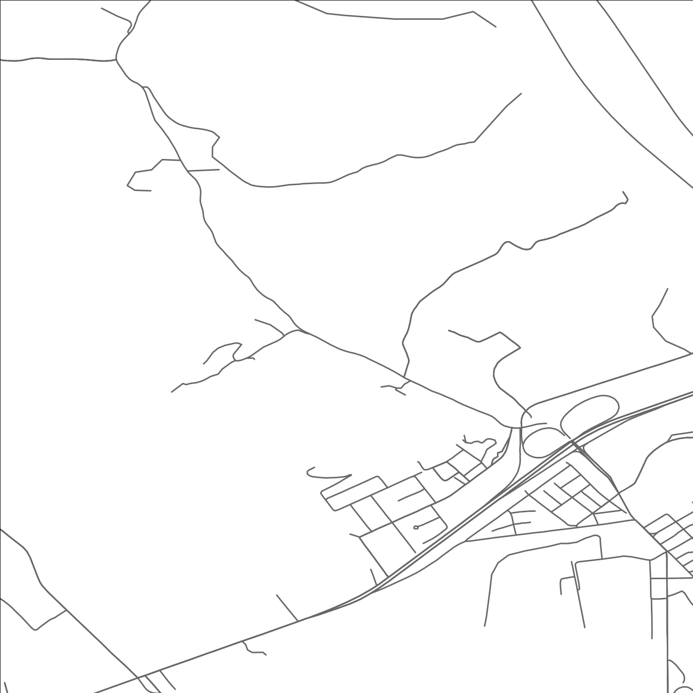 ROAD MAP OF MOOSE RUN, PENNSYLVANIA BY MAPBAKES