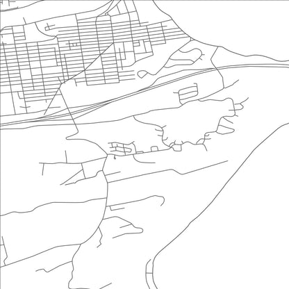 ROAD MAP OF MORGAN HILL, PENNSYLVANIA BY MAPBAKES