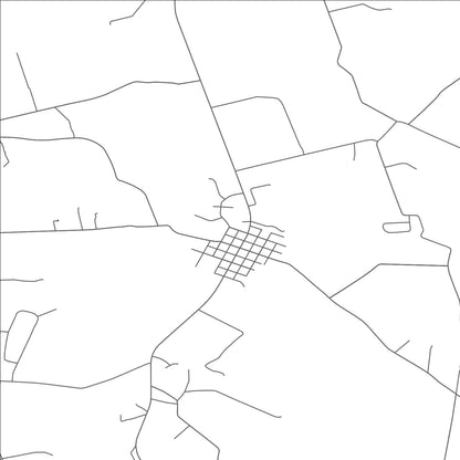 ROAD MAP OF MOUNT AETNA, PENNSYLVANIA BY MAPBAKES