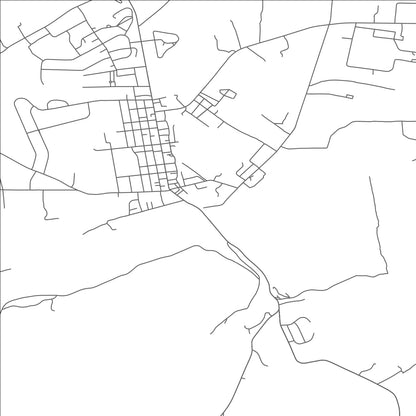 ROAD MAP OF MOUNT HOLLY SPRINGS, PENNSYLVANIA BY MAPBAKES