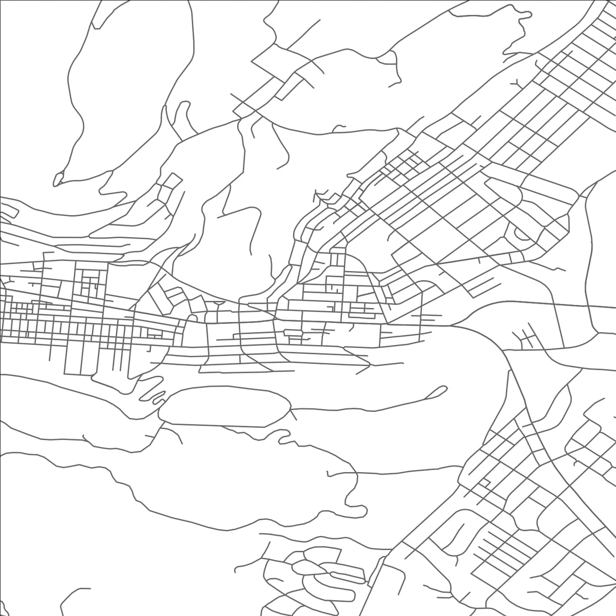 ROAD MAP OF MOUNT PENN, PENNSYLVANIA BY MAPBAKES