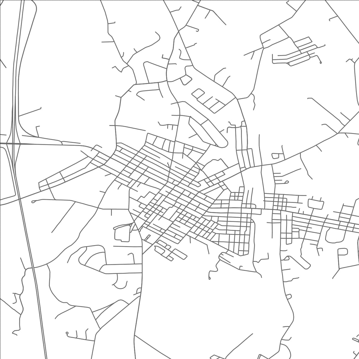 ROAD MAP OF MOUNT PLEASANT, PENNSYLVANIA BY MAPBAKES