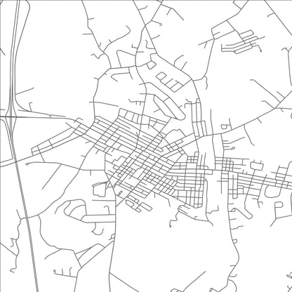 ROAD MAP OF MOUNT PLEASANT, PENNSYLVANIA BY MAPBAKES