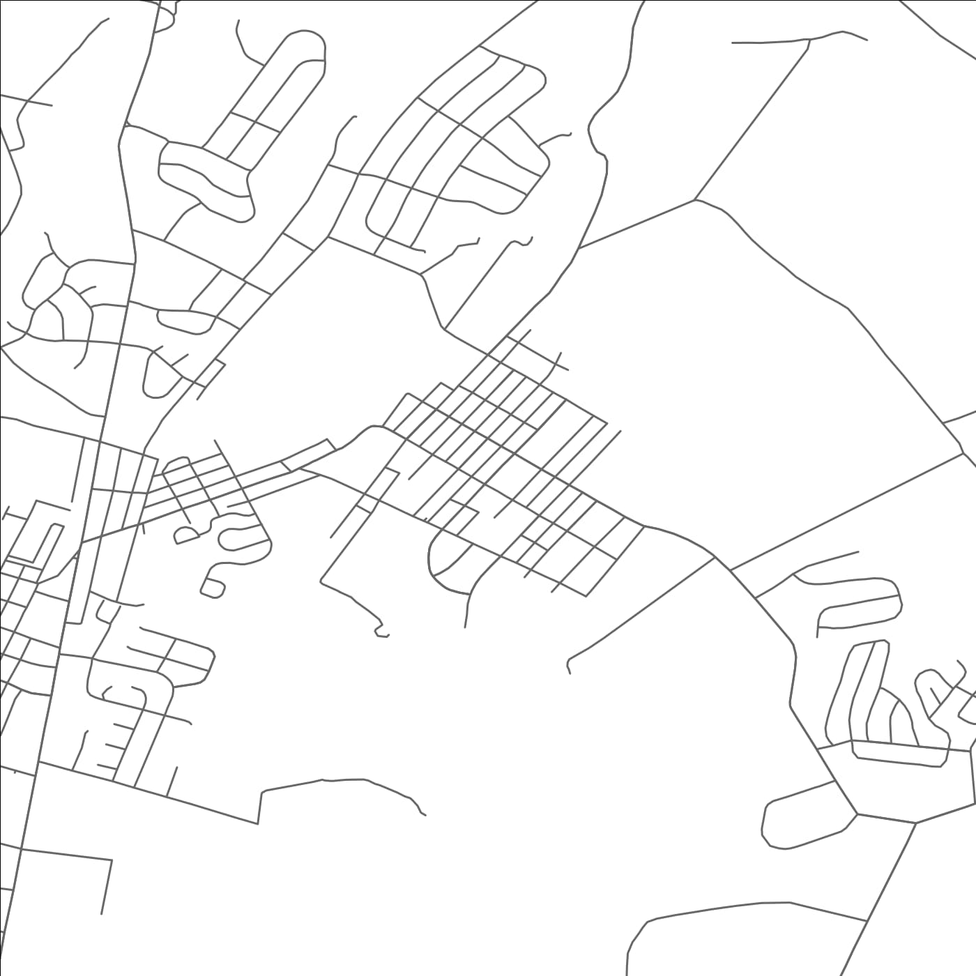 ROAD MAP OF MOUNT WOLF, PENNSYLVANIA BY MAPBAKES