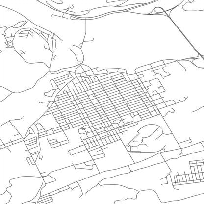 ROAD MAP OF NANTICOKE, PENNSYLVANIA BY MAPBAKES