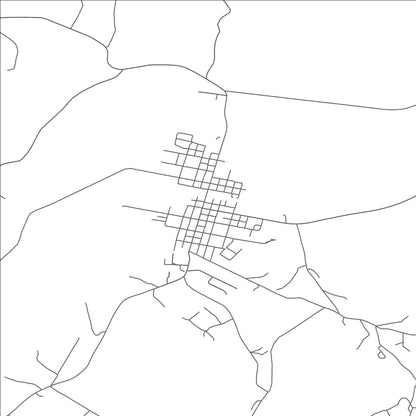 ROAD MAP OF NEW FLORENCE, PENNSYLVANIA BY MAPBAKES