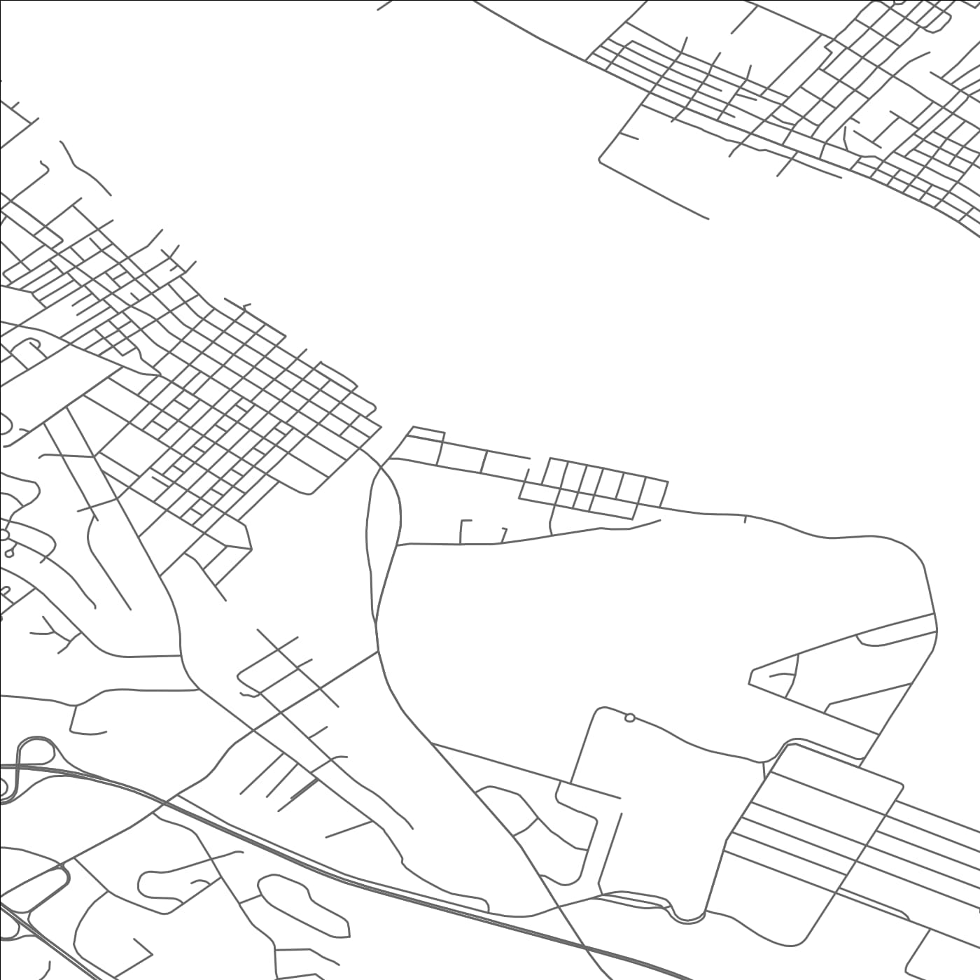 ROAD MAP OF NEW MARKET, PENNSYLVANIA BY MAPBAKES