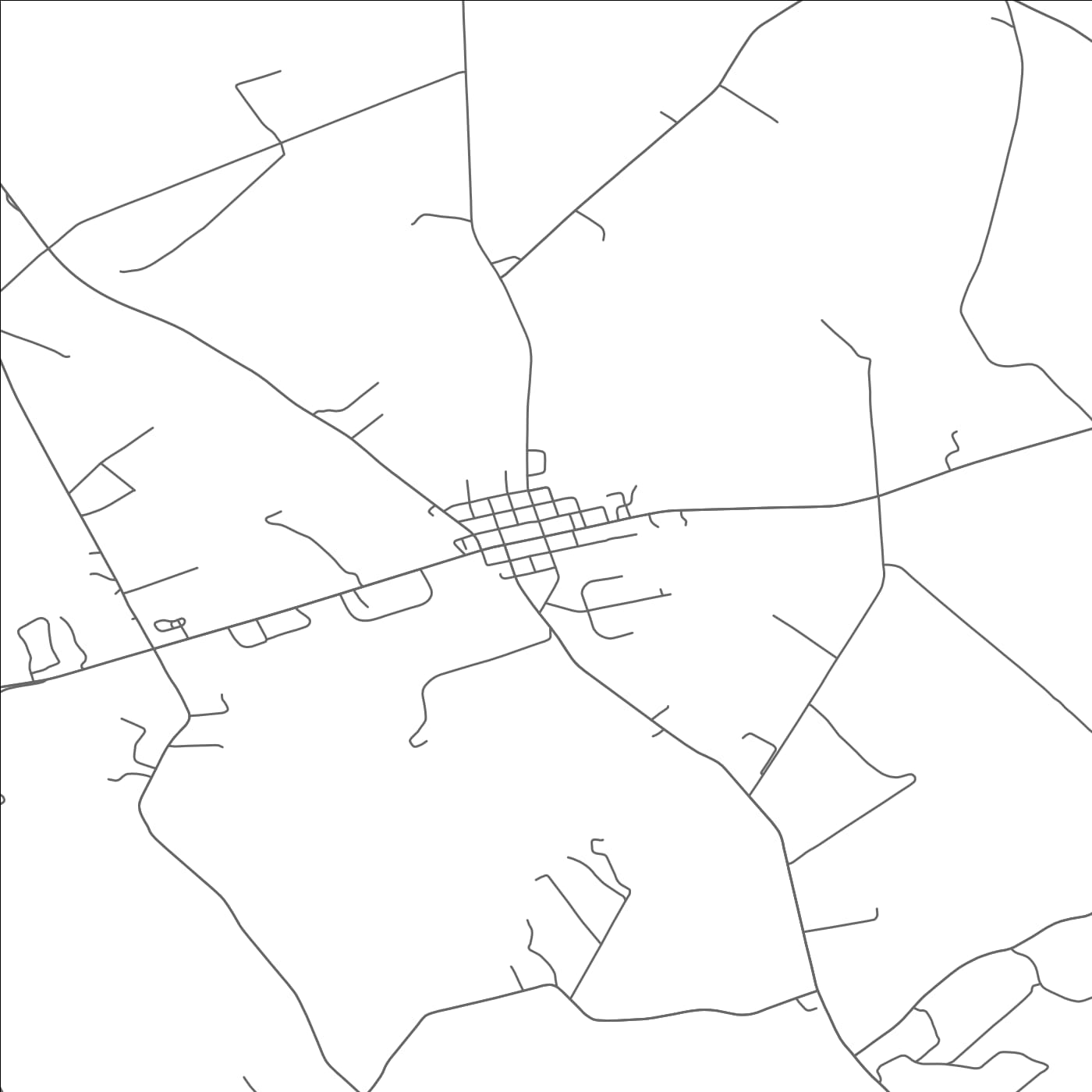 ROAD MAP OF NEWBURG, PENNSYLVANIA BY MAPBAKES