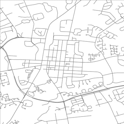 ROAD MAP OF NEWTOWN(BUCKS), PENNSYLVANIA BY MAPBAKES