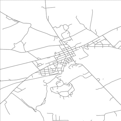 ROAD MAP OF NEWVILLE, PENNSYLVANIA BY MAPBAKES