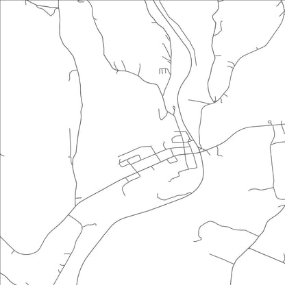 ROAD MAP OF NICHOLSON, PENNSYLVANIA BY MAPBAKES