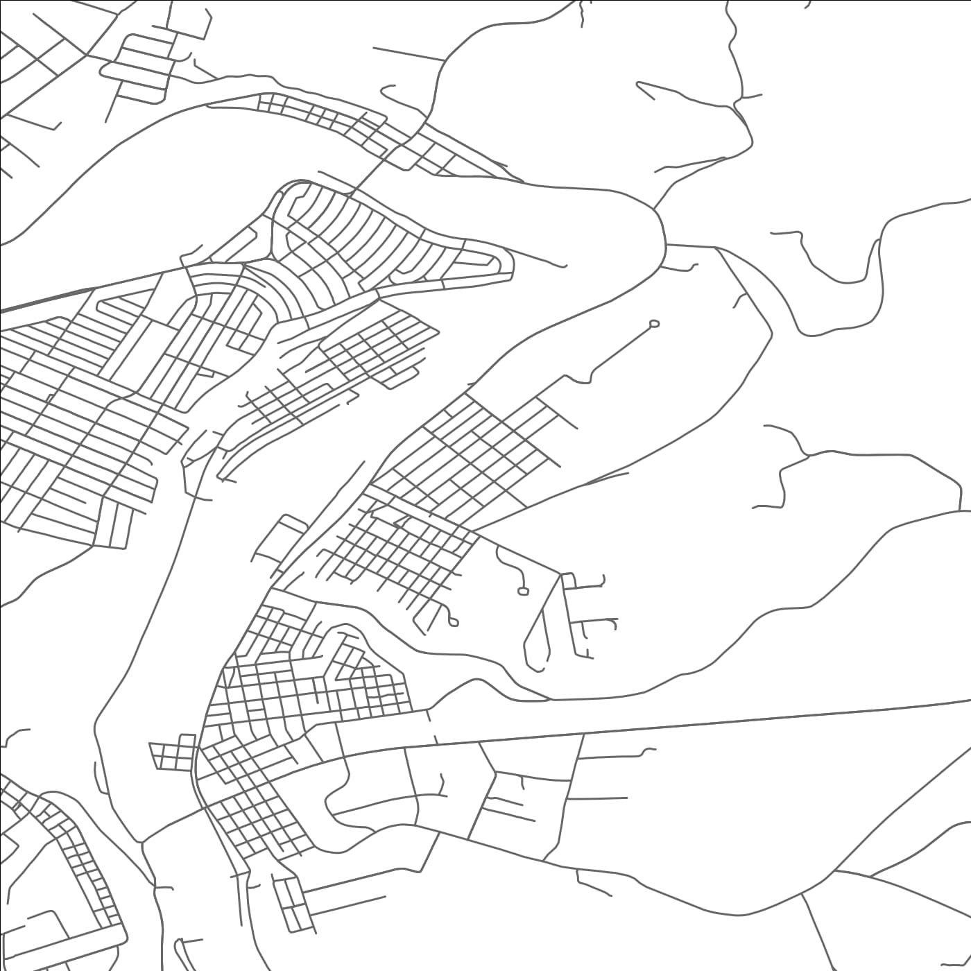 ROAD MAP OF NORTH APOLLO, PENNSYLVANIA BY MAPBAKES