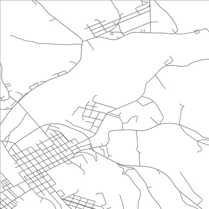 ROAD MAP OF NORTH PHILIPSBURG, PENNSYLVANIA BY MAPBAKES