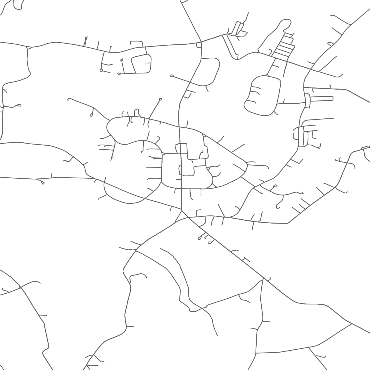 ROAD MAP OF NORVELT, PENNSYLVANIA BY MAPBAKES