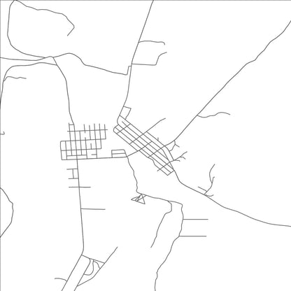 ROAD MAP OF ORBISONIA, PENNSYLVANIA BY MAPBAKES