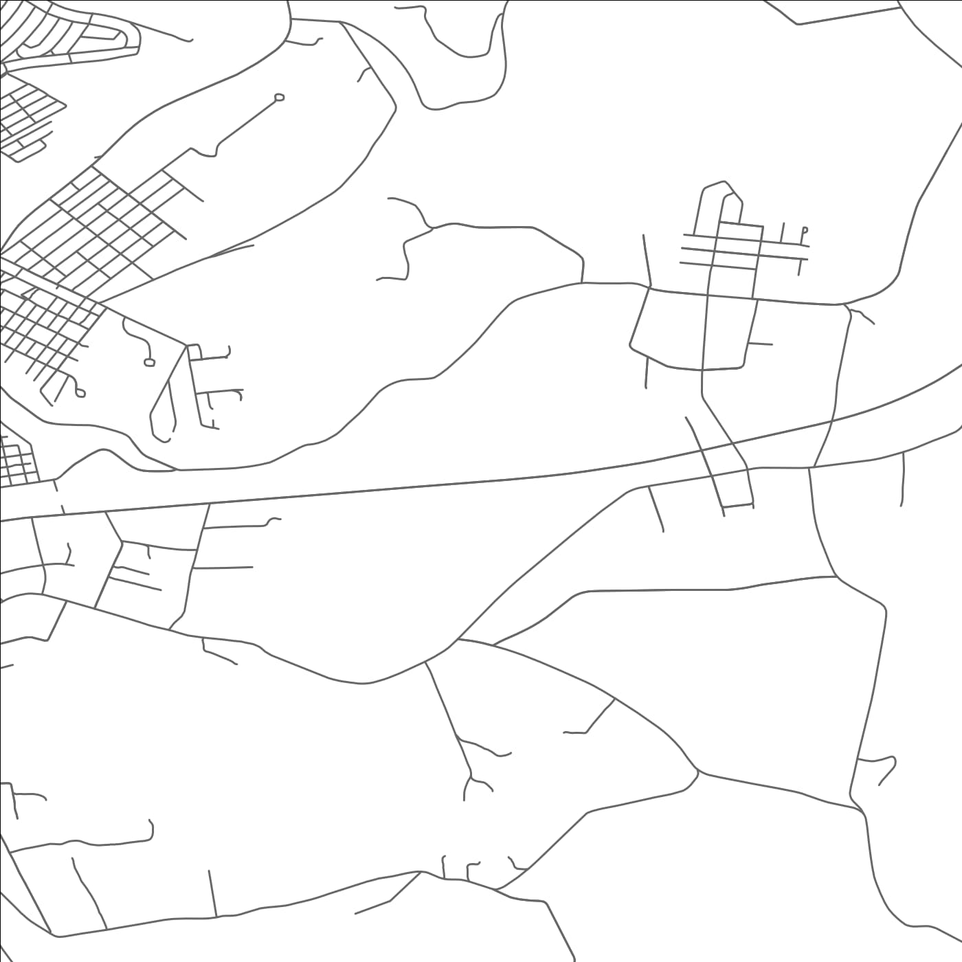 ROAD MAP OF ORCHARD HILLS, PENNSYLVANIA BY MAPBAKES