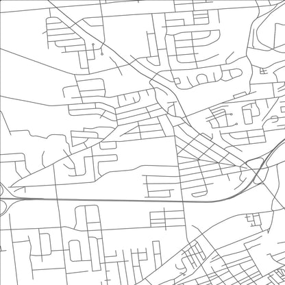 ROAD MAP OF PALMER HEIGHTS, PENNSYLVANIA BY MAPBAKES