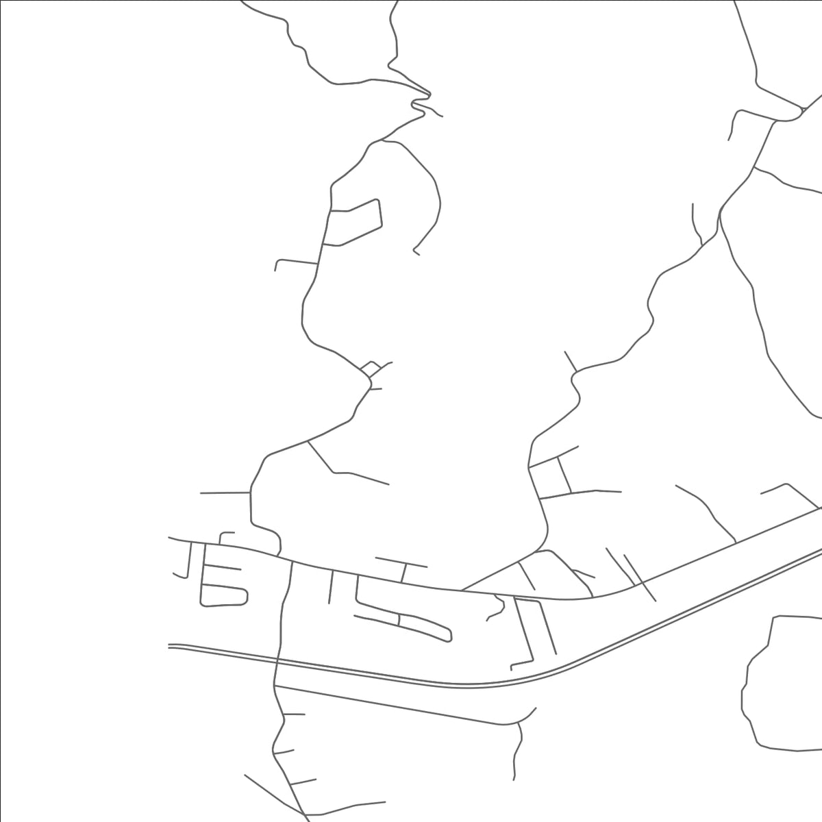ROAD MAP OF PARIS, PENNSYLVANIA BY MAPBAKES