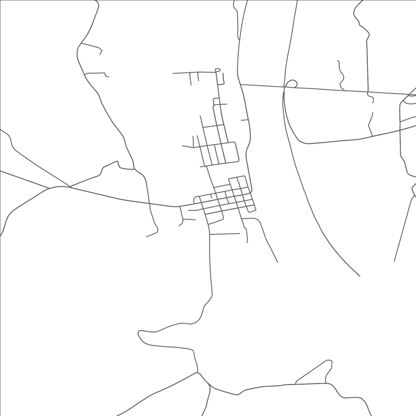 ROAD MAP OF PARKER, PENNSYLVANIA BY MAPBAKES