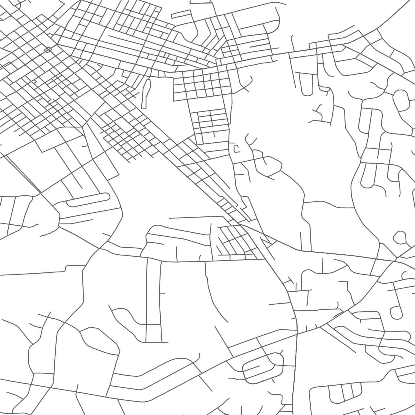 ROAD MAP OF PARKVILLE, PENNSYLVANIA BY MAPBAKES