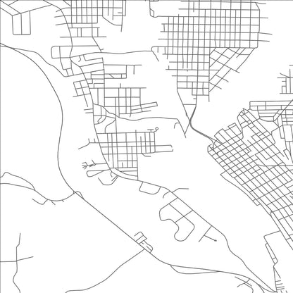 ROAD MAP OF PATTERSON HEIGHTS, PENNSYLVANIA BY MAPBAKES